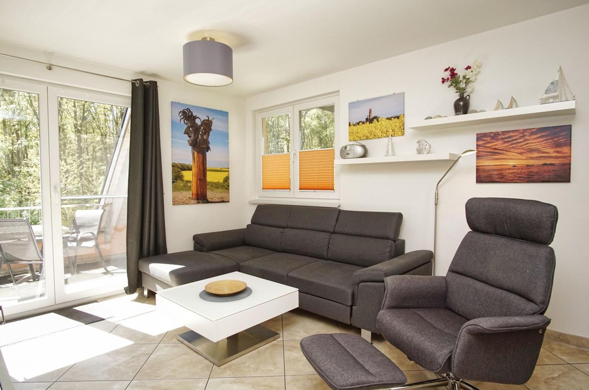 Moderne Fewo Nr 4 Mit Balkon, Sauna Im Haus, Garten - Ferienwohnungen Am Wald Klein Gelm Bagian luar foto