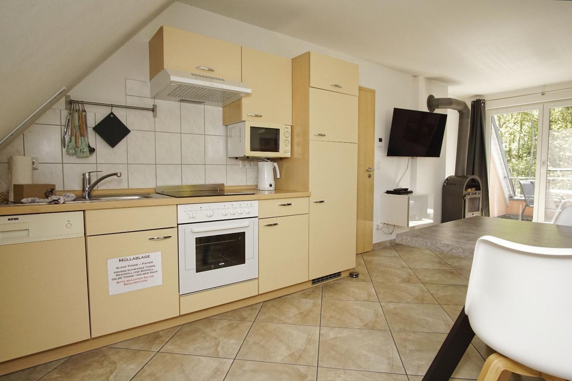 Moderne Fewo Nr 4 Mit Balkon, Sauna Im Haus, Garten - Ferienwohnungen Am Wald Klein Gelm Bagian luar foto